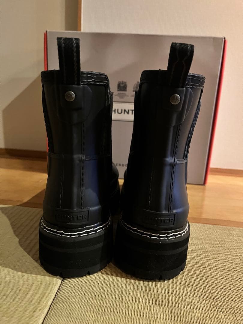 【新品未使用品】HUNTER　チェルシーブーツ　24.0～24.5cm