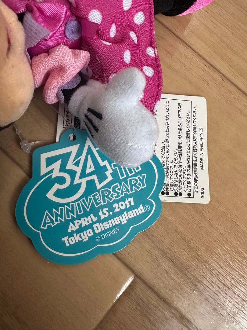 新品タグ付き】ディズニーランド34周年 トゥーンタウン ミッキーミニー