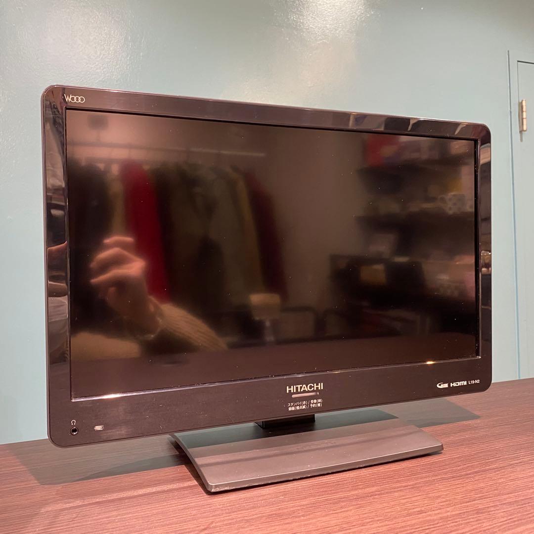 HITACHI 液晶テレビ Wooo L19-N2 2016年製 19V型 - メルカリ