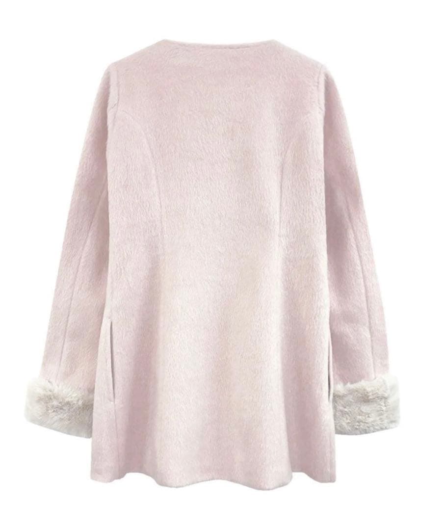 新品Rosé Muse tippet muffler set coat ピンクM - メルカリ