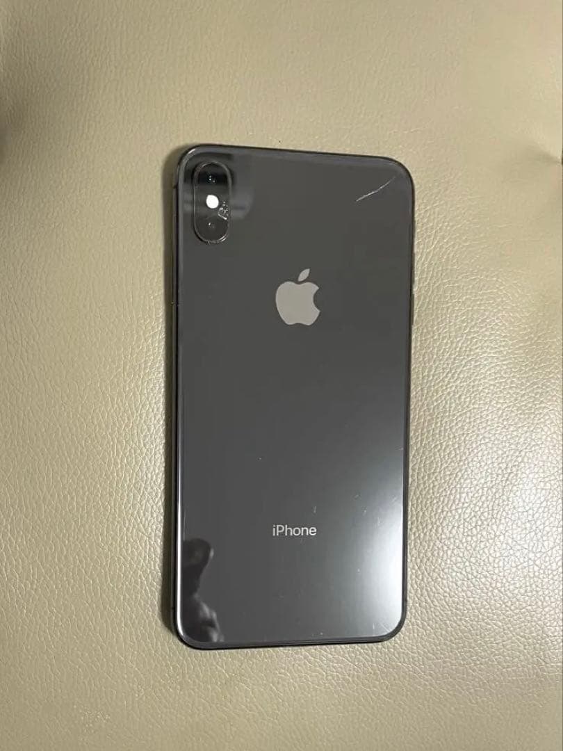 iPhone Xs Max スペースグレイ 64GB ひび割れありの通販｜www
