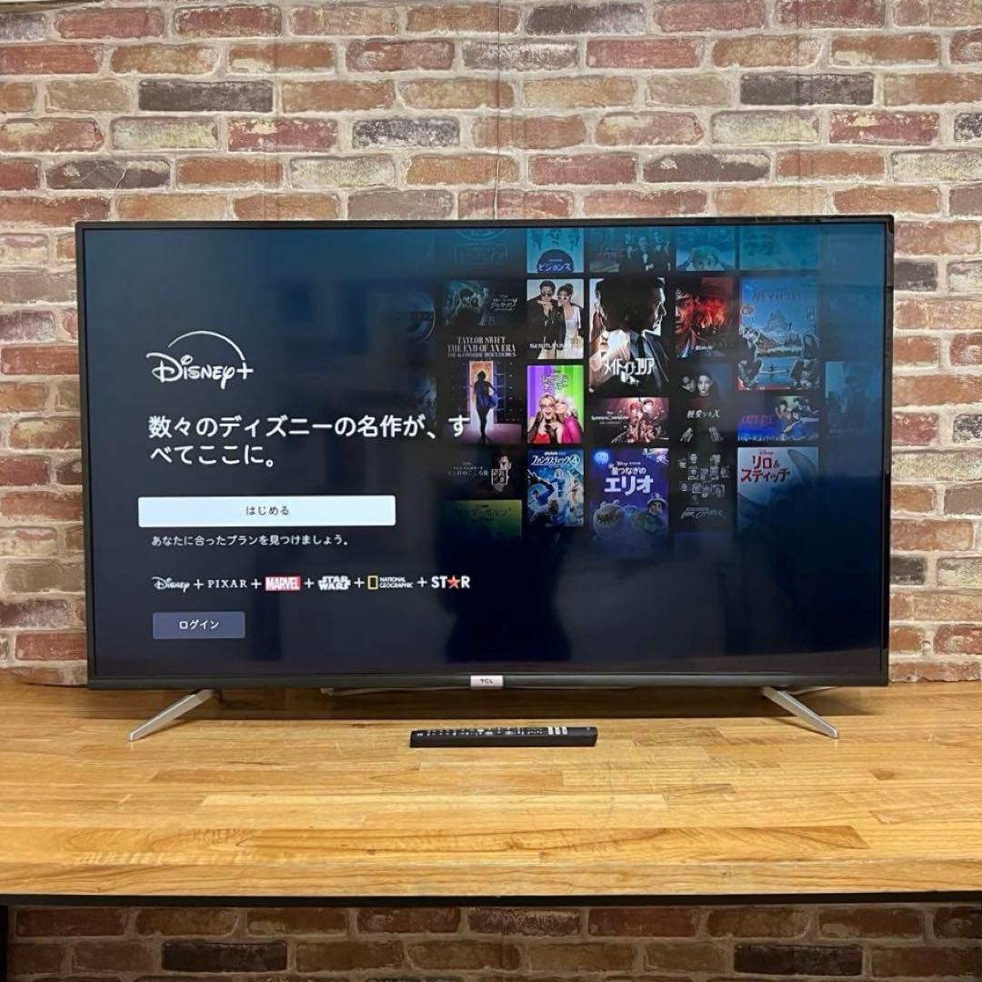 TCL 50V型 4K 液晶テレビ スマートテレビ 50P618 - メルカリ