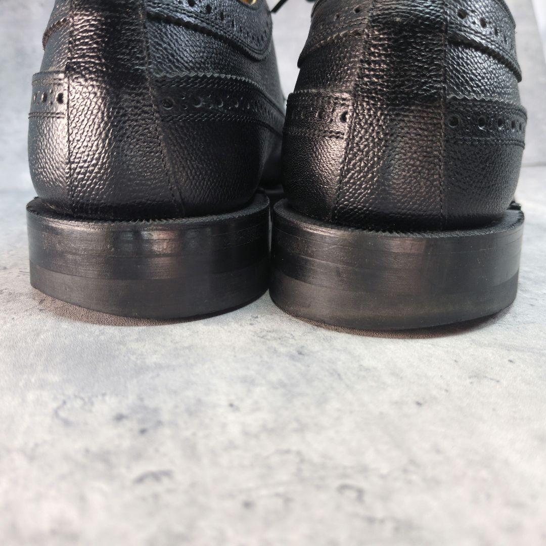 REGAL リーガルインペリアルグレード】革靴 黒 ウイングチップ 2235