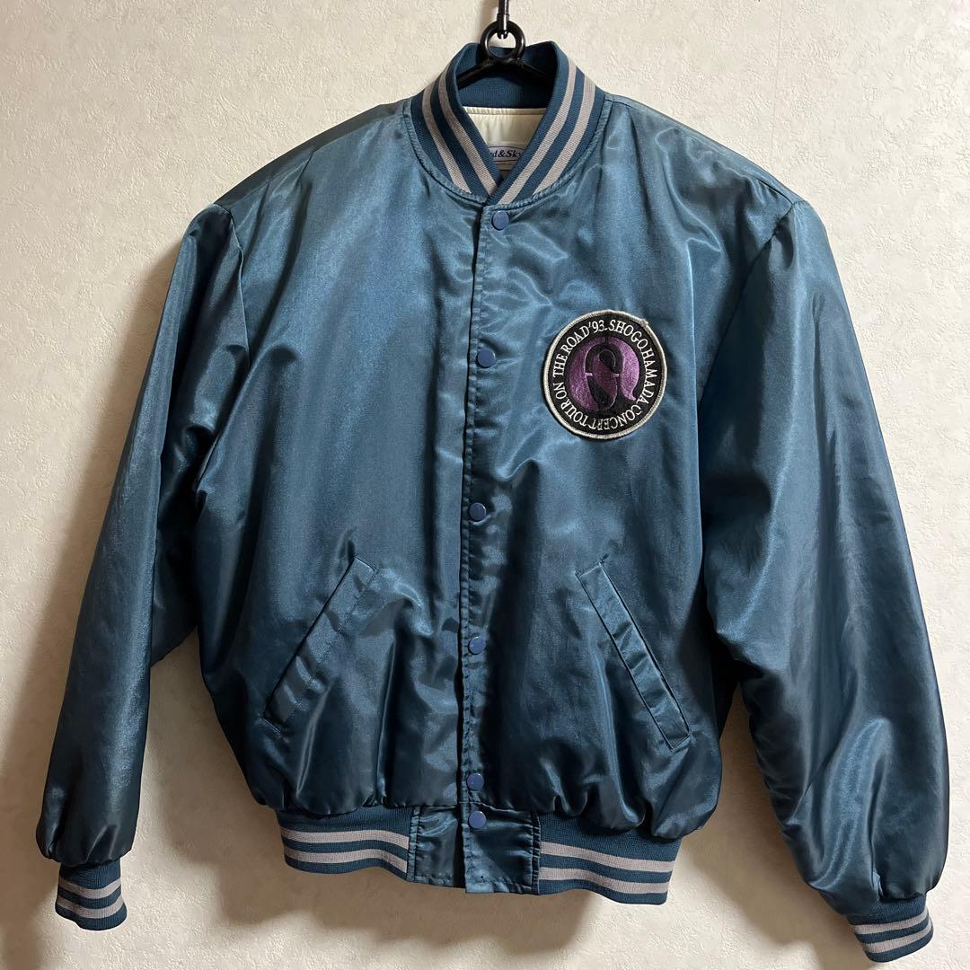 希少品 浜田省吾 ON THE ROAD93' スタジアムジャンバー - メルカリ