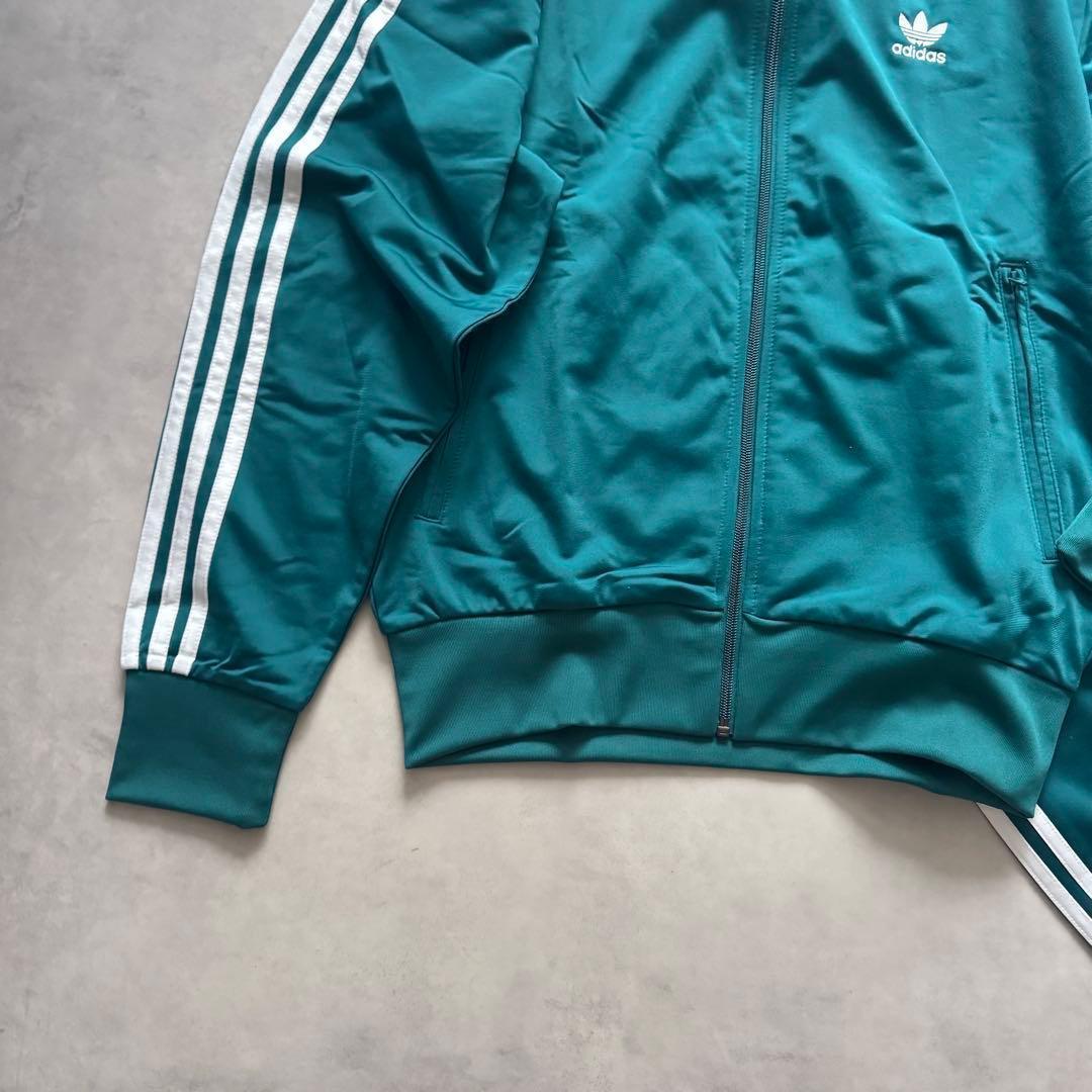 新品 2XLサイズ アディダスオリジナルス 上下セット ジャージ 緑
