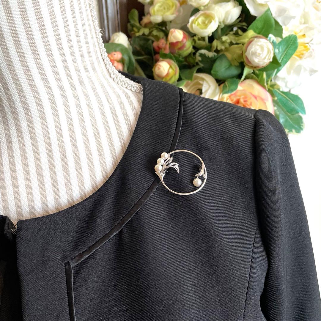 ミキモト パールブローチ 入学式 卒業式 あこや真珠 本真珠 ブランド