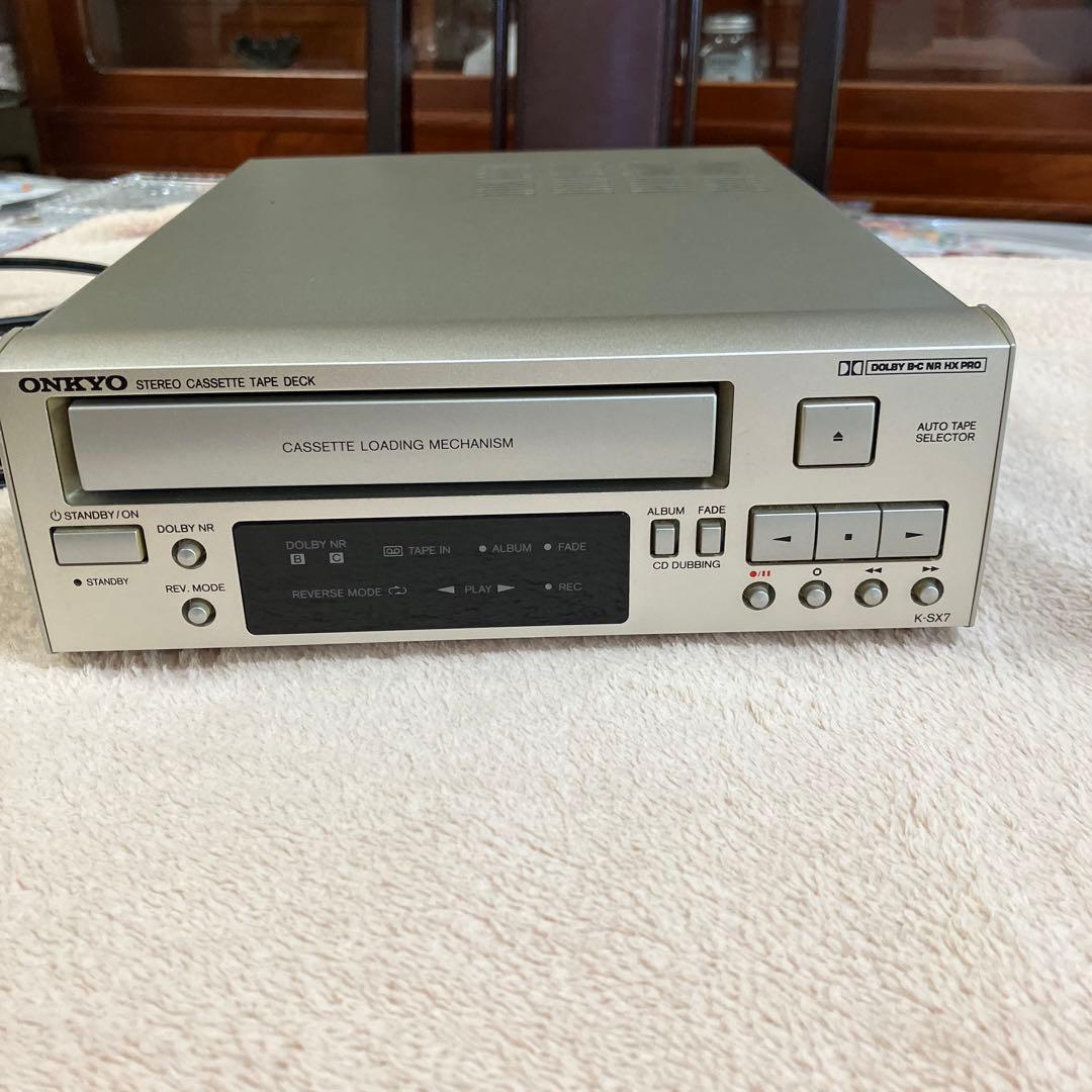オンキョーカセットデッキK-SX7 - メルカリ