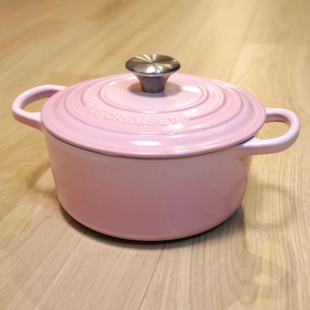 ル・クルーゼ シグニチャー ココット・ロンド 18 シェルピンク