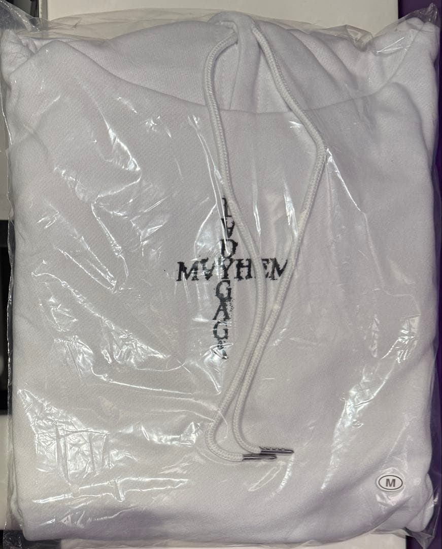 新品 LADY GAGA MAYHEM ポップアップ限定 フーディー 白M - メルカリ