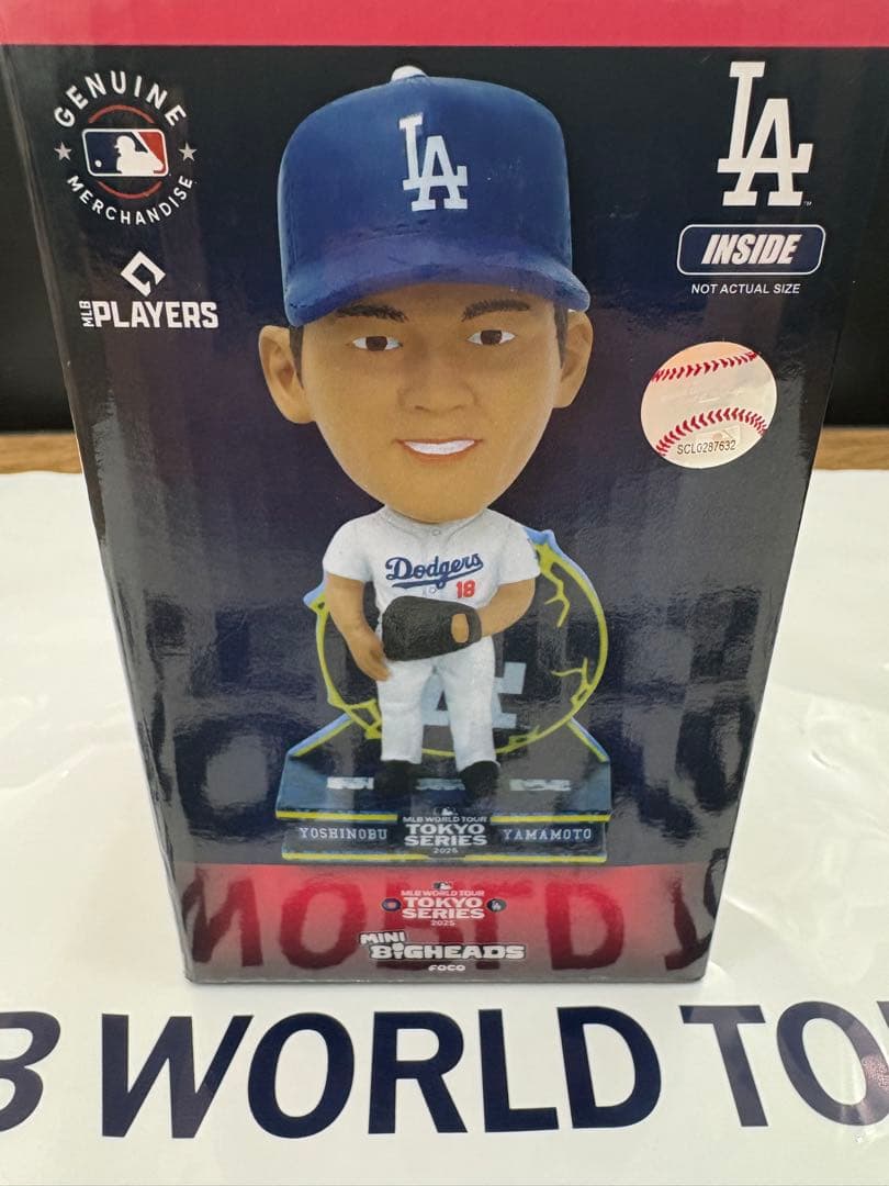 東京シリーズ2025ドジャース山本由伸ボブルヘッド 世界限定125個】FOCO 山本由伸 ボブルヘッド ドジャース 東京シリーズ