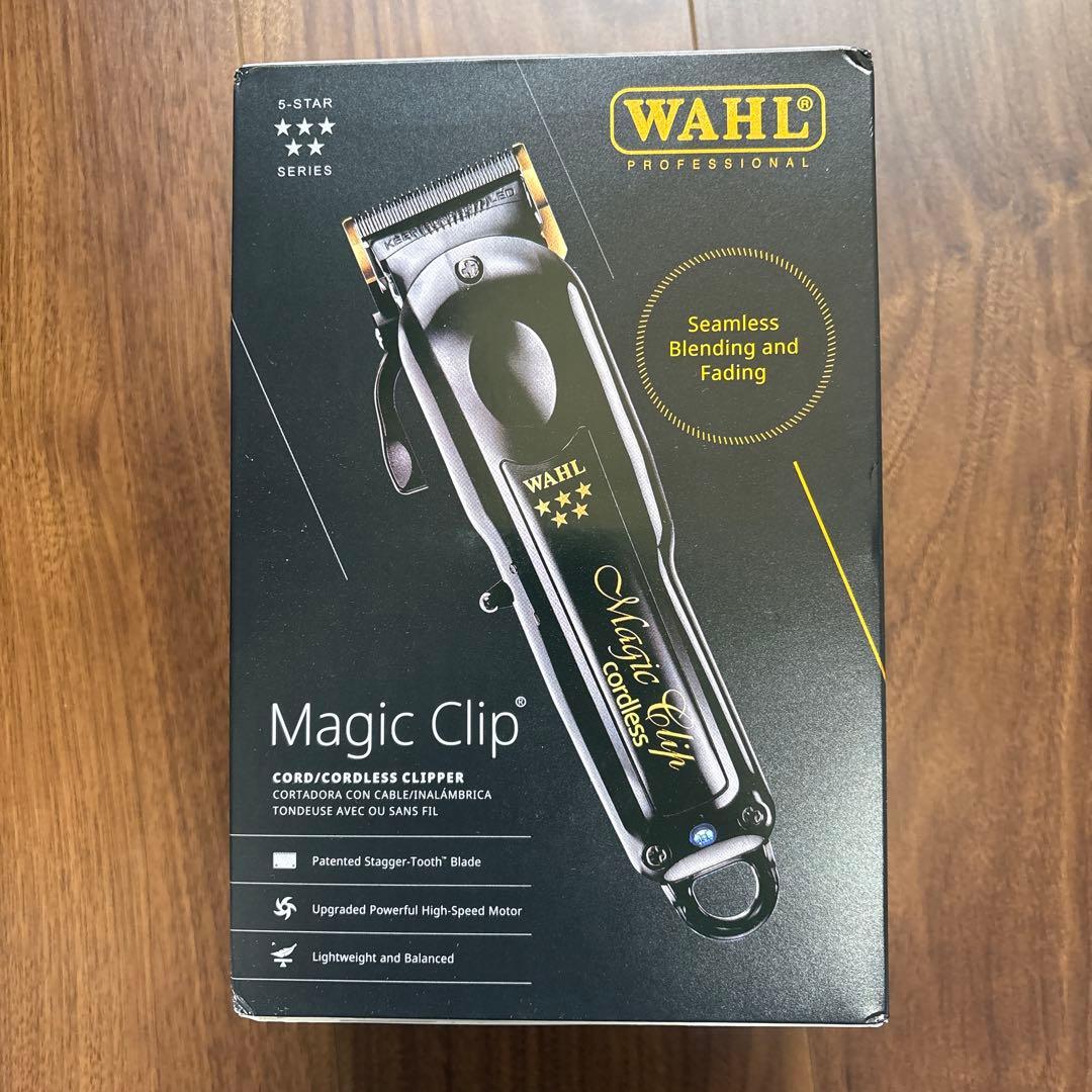 新品未使用品WAHL MagicClip Clipperバリカン　黒　ブラック 未使用品WAHL MagicClip Clipper&Detailer2台セット｜Yahoo!フリマ（旧