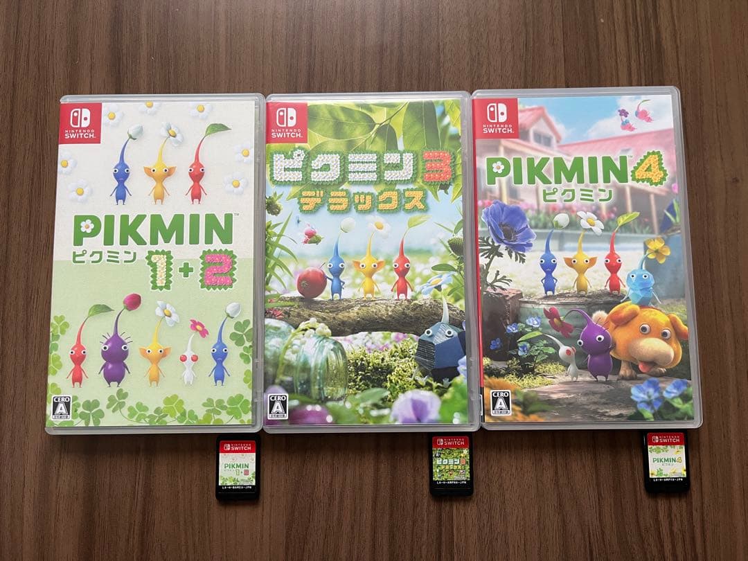 [Switch]ピクミン1+2, 3デラックス, 4 セット Switch】ピクミン1+2 ピクミン3デラックス ピクミン4【3本セット