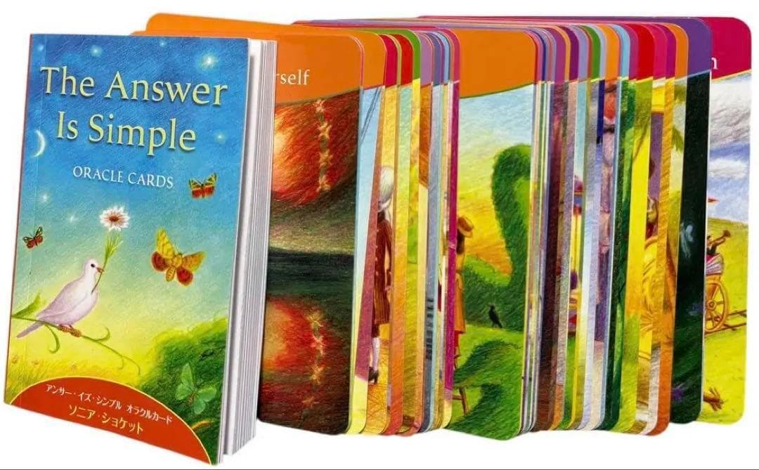 美品 日本語解説書付き アンサー・イズ・シンプル オラクル・カード