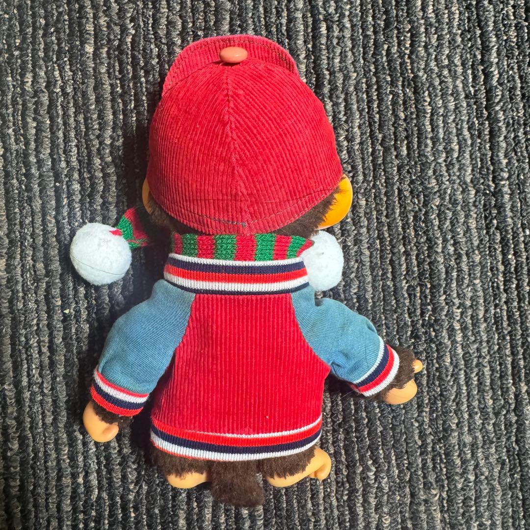 モンチッチ セキグチ いちご ぬいぐるみ 昭和 レトロ 帽子 レア 初代 4