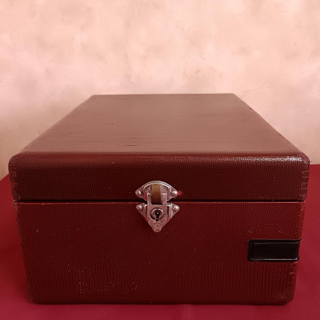 お買得品動作確認済人気品】コロンビア ポータブル型 蓄音機 No.G-241