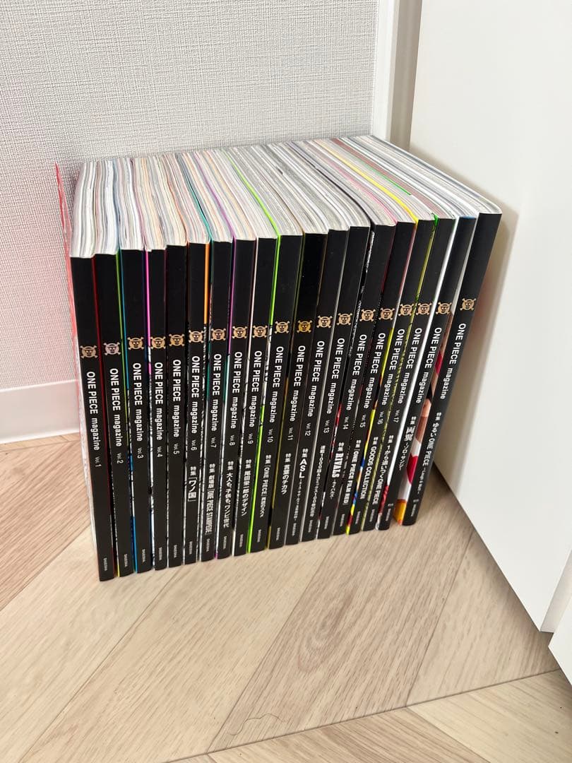 ワンピースマガジン　1-19巻セット　付録・手配書未開封 13冊セット 全巻手配書未開封 ONE PIECE magazine Vol.1~13 ワンピース