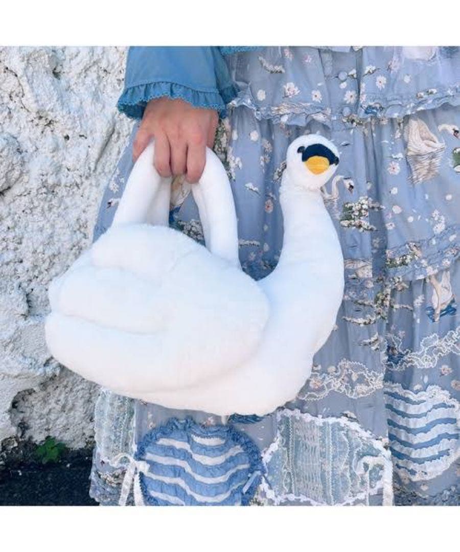 【新品】swan lake ぬいぐるみ　バッグ　pink house セール】 SWANぬいぐるみバッグ （トートバッグ）｜PINK HOUSE