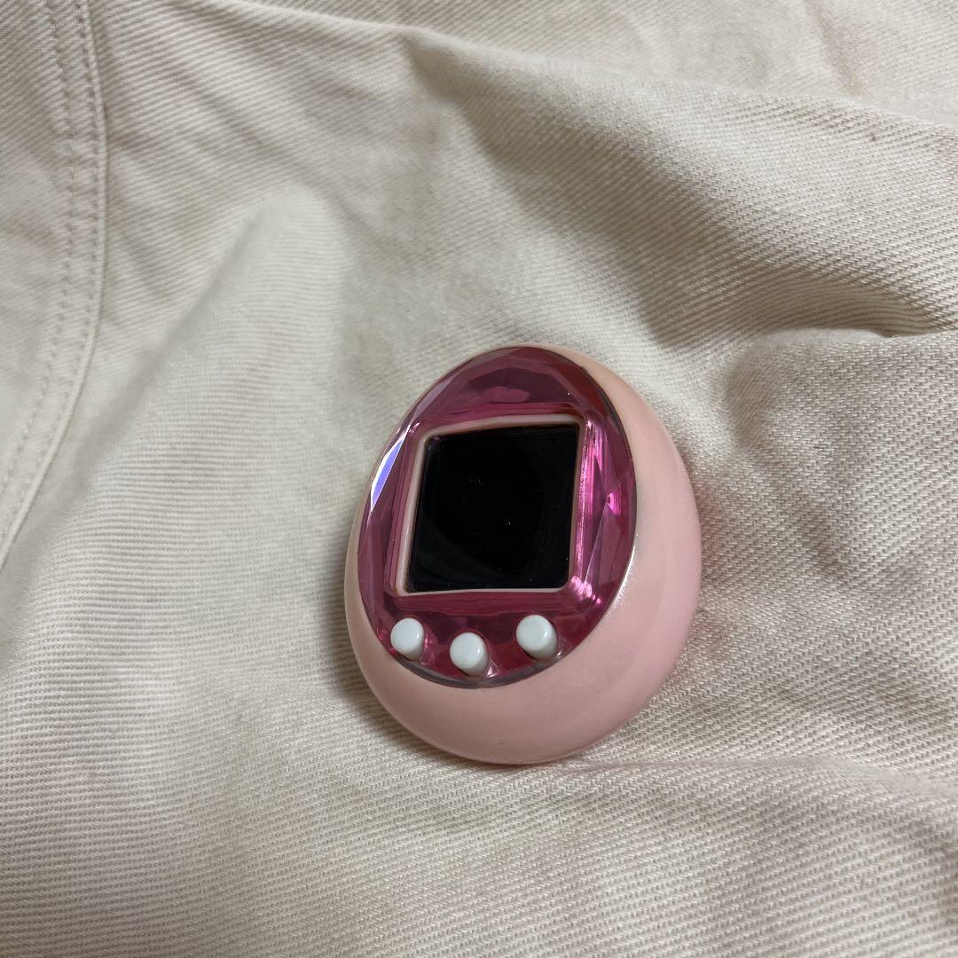 たまごっちid ピンク 動作確認 初期化 電池付き - メルカリ