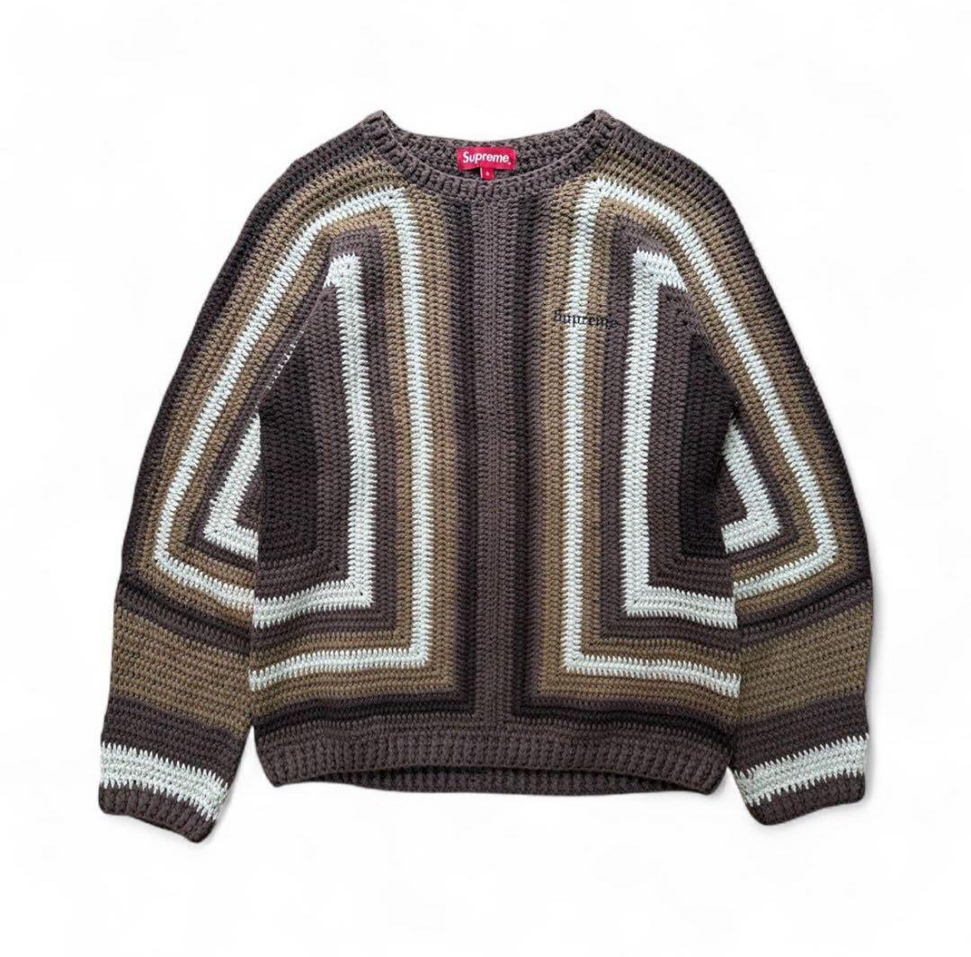 Supreme 2022SS ニットセーター　ブラウン Supreme（ニット/セーター ・ ブラウン/茶色系）のフリマアイテム一覧
