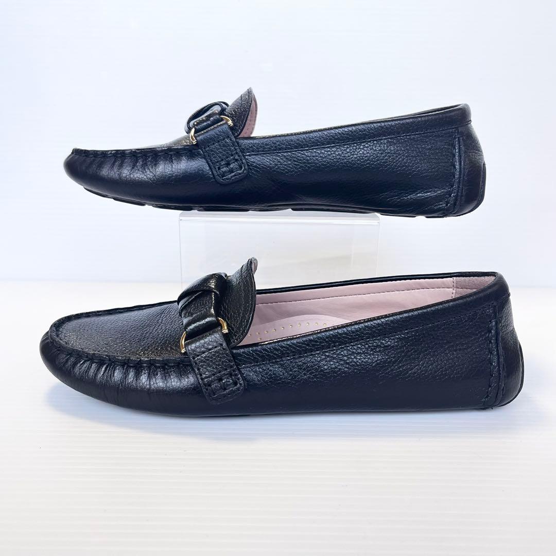 未使用級✨ コールハーン エミーノット ドライバー 黒 レザー 24.5cm