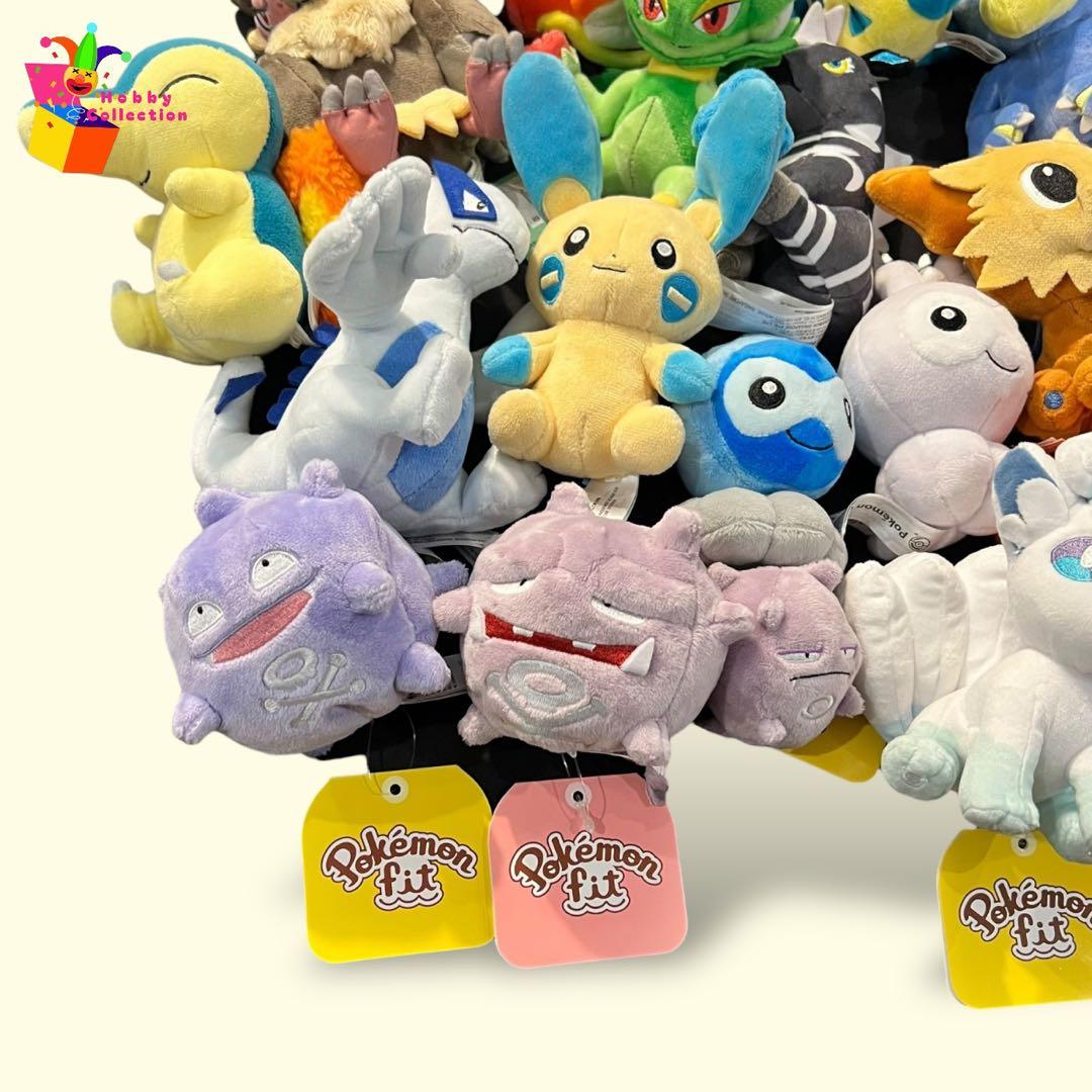 ポケモンfit 28体まとめ売り ぬいぐるみ タグ付きあり 初期〜アローラ