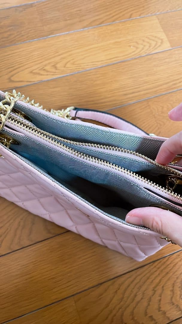 週末値下げ！CHANELピンク マトラッセ キルティング トートバッグ