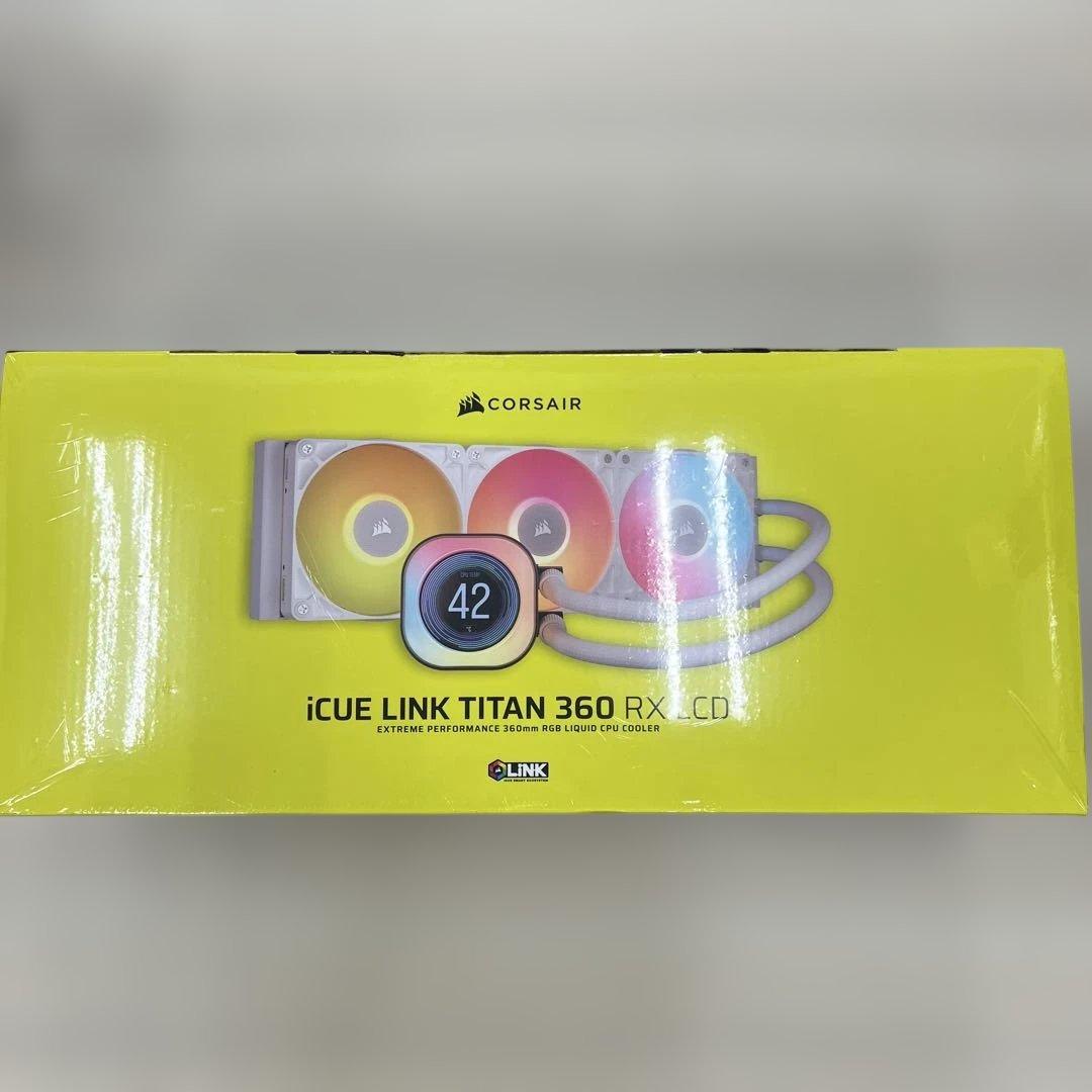 CORSAIR iCUE LINK TITAN 360ラジエーター iCUE LINK TITAN 360 RX LCD Liquid CPU Cooler