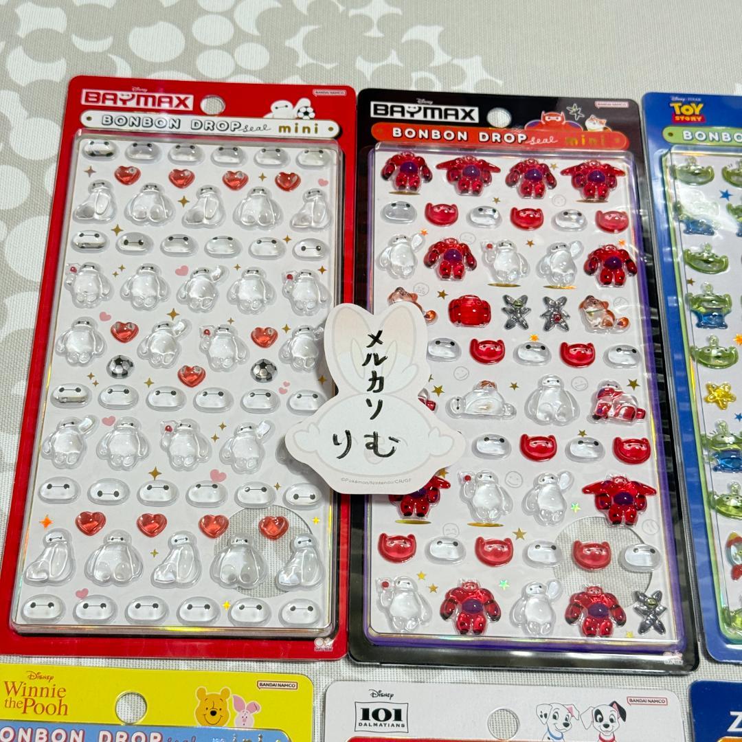 購入後24時間以内発送〉ディズニー 新作 ボンボンドロップ シール ミニ