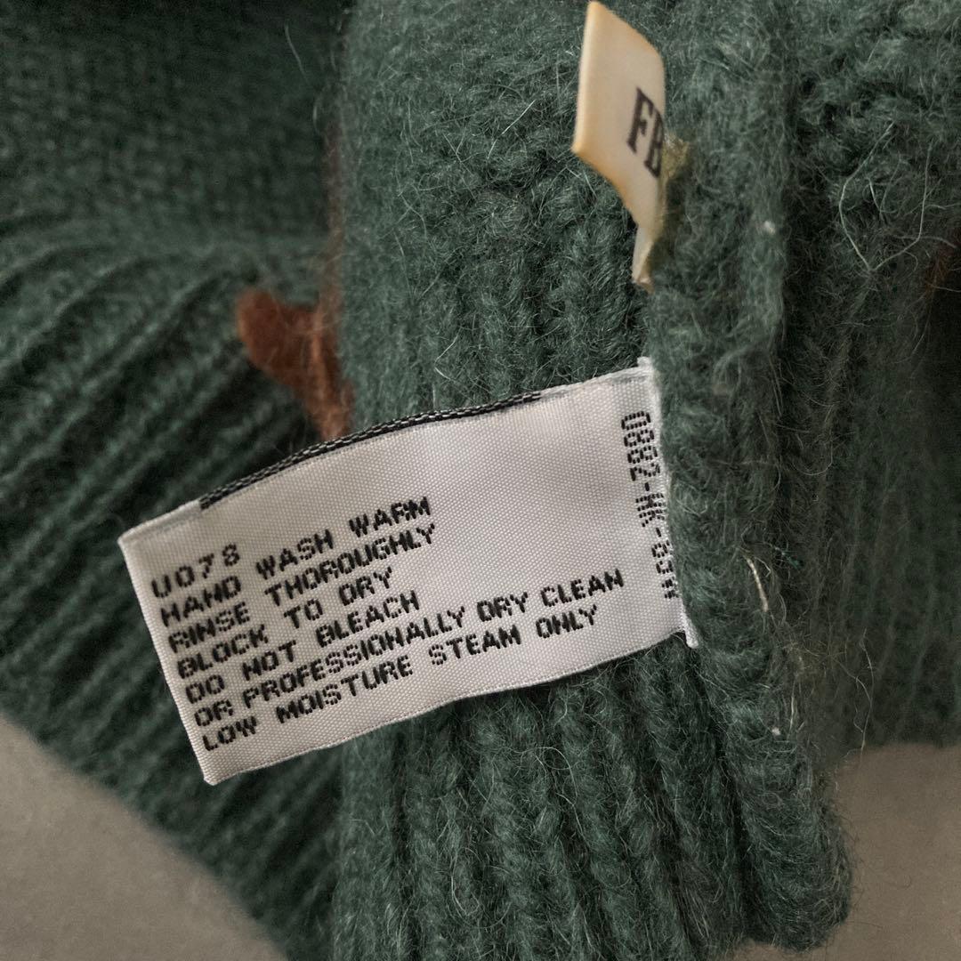 トップス 1980s L.L.Bean HALF ZIP WOOL KNIT