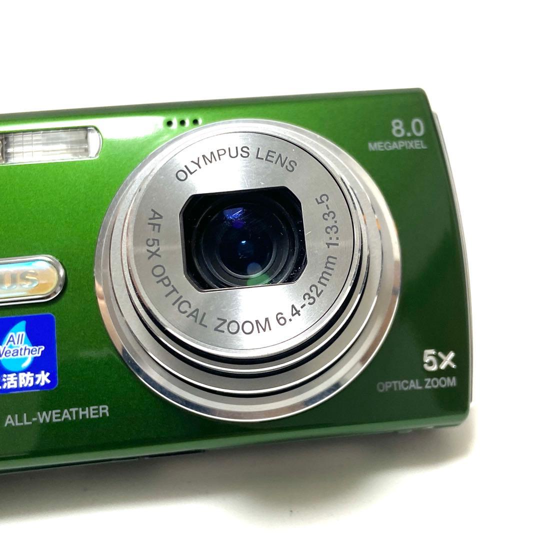 レア色 OLYMPUS オリンポス μ830 コンデジ 緑 動作品 グリーン - メルカリ