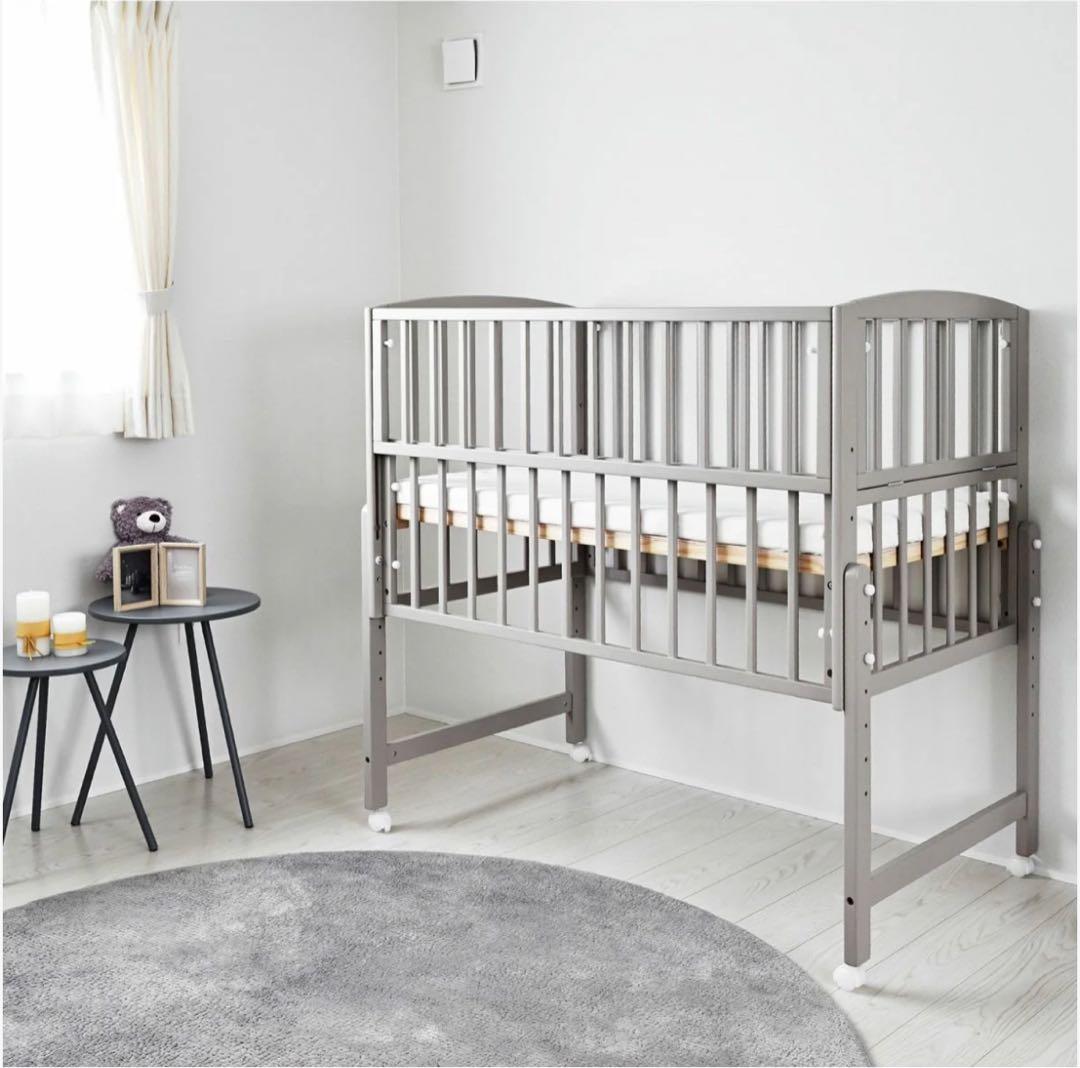 yamatoya ベビーベッドノモック Wオープンハイタイプ ノモック Wオープンハイタイプ ミニベビーベッド – ベビーベッド