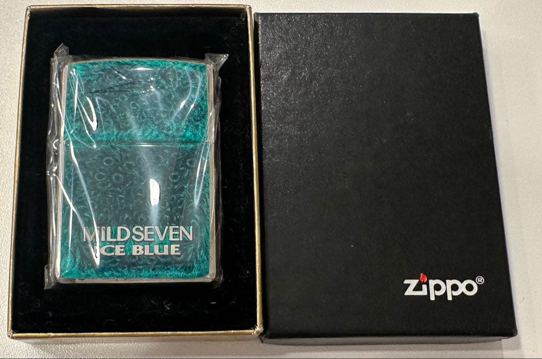 【希少】MILD SEVEN ICE BLUE ZIPPO マイルドセブン ZIPPO（ジッポー） レア MILD SEVEN 1999年製 絶版 ジッポ ライター