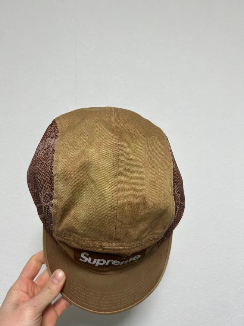 Supreme スネークスキンキャップ - メルカリ