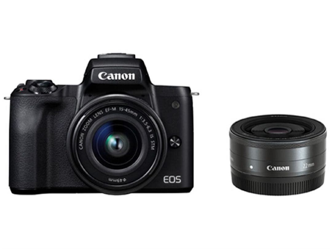 【極上美品】Canon EOS Kiss M レンズ×3個セット Amazon.co.jp: Canon EOSKISSMBK-WZK EOS Kiss M Mirrorless Digital