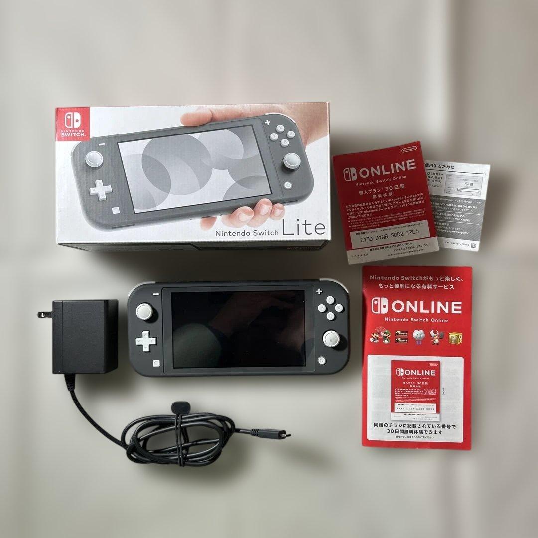《動作確認済み》Nintendo Switch Lite グレー