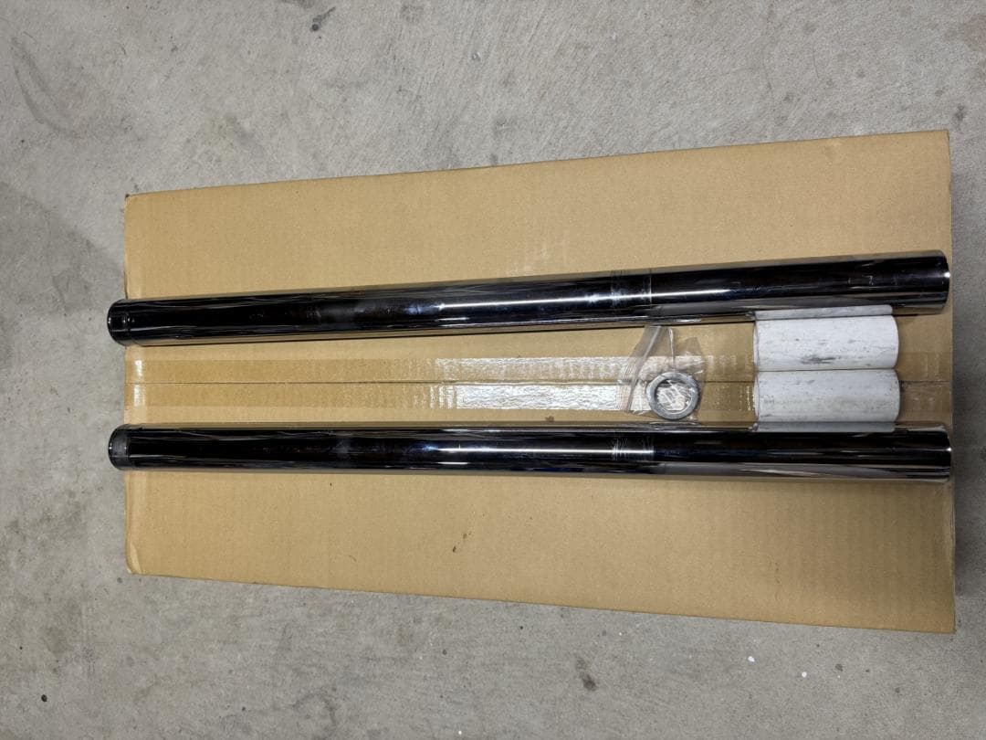 ブレイクアウト　ダイナ　FXSB　フォーク　インナーチューブ　49mm ダイナ インナーフォークチューブ、フォークエクステンション