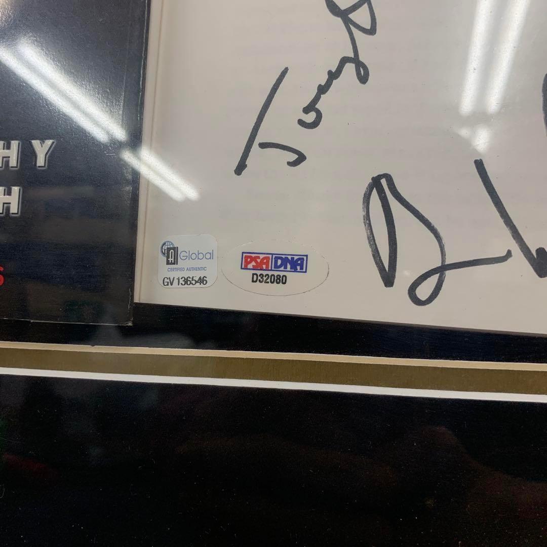 エアロスミス 直筆サイン入り ゴールドディスク 額装 鑑定品 - メルカリ