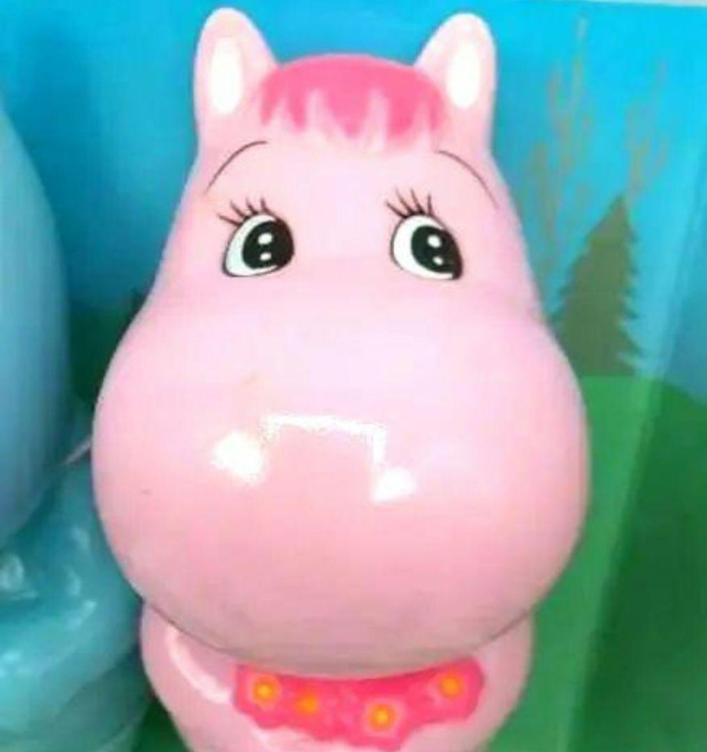 ムーミン 昭和 放送当時物！ ソフビ 人形【 なかよし ムーミン