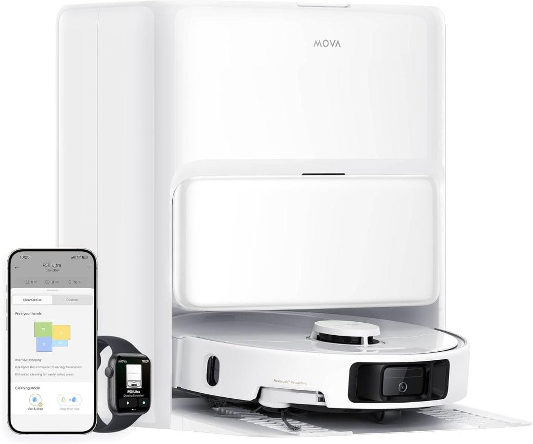 MOVA P50 Ultra ロボット掃除機 全自動 19,000Pa 公式】MOVA P50 Pro Ultra｜AI搭載ロボット掃除機 19,000Pa吸引＆高温