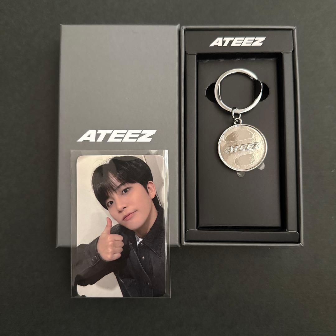 ATEEZ POPUP 8ROOM ラキドロ キーリング ジョンホ トレカ付き - メルカリ
