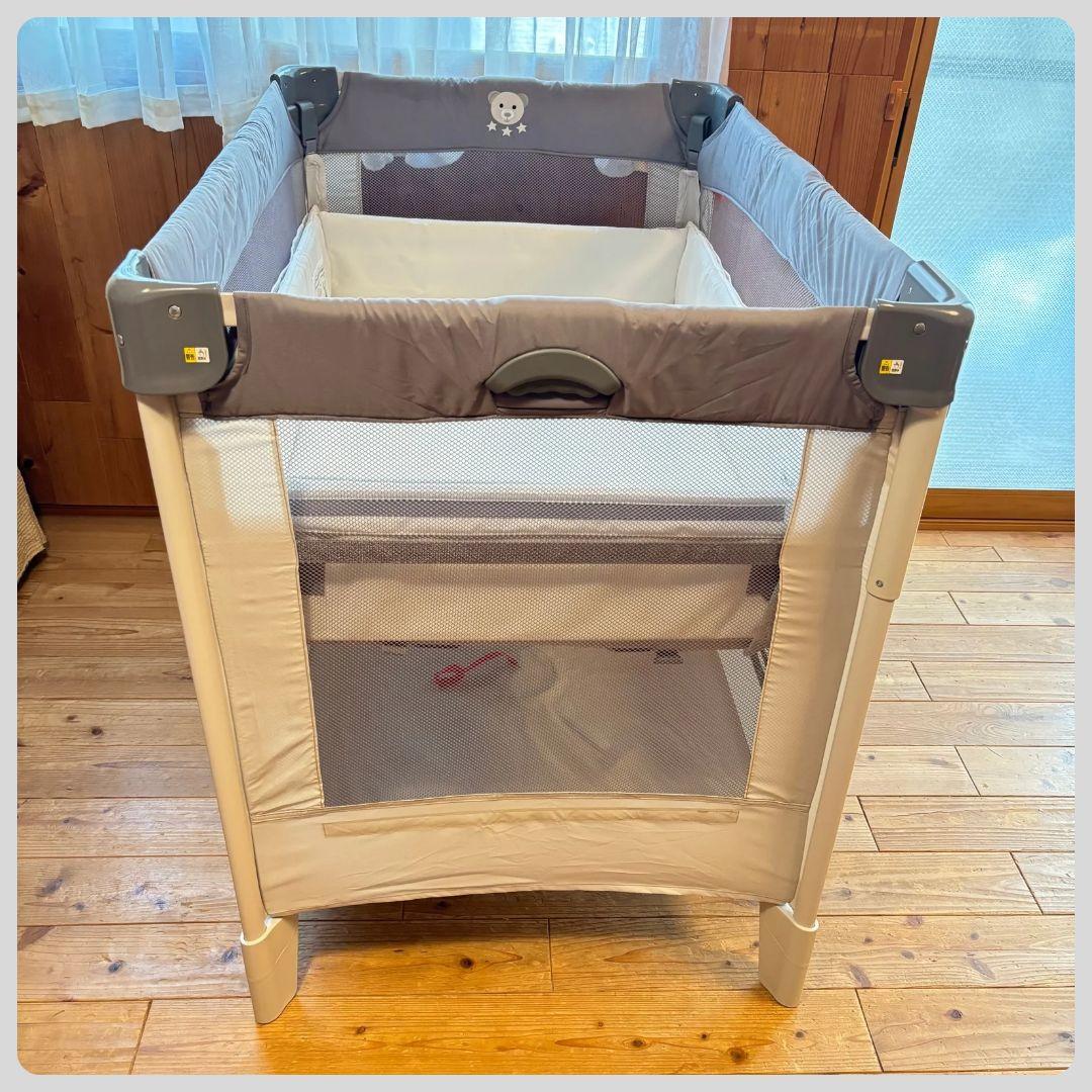 《美品❣️送料無料❣️》アップリカ　ベビーベット　ココネルエアー　ベア