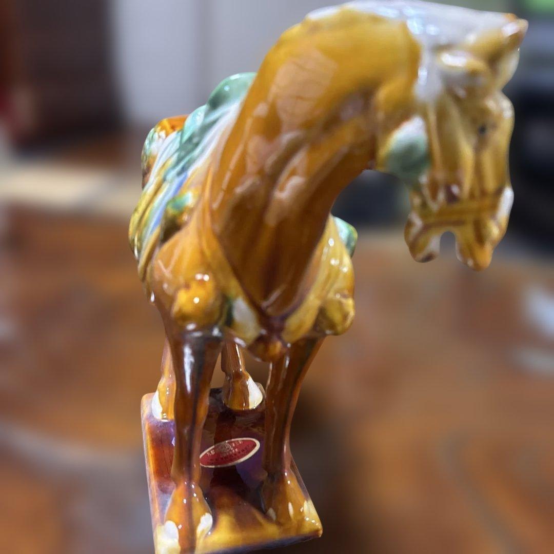 唐三彩/中国/ 陶器製馬の置物/馬 - メルカリ