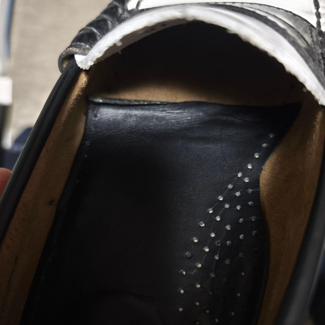 ●Weejuns G.H.BASS ローファー ホワイト/ブラック 28 中古