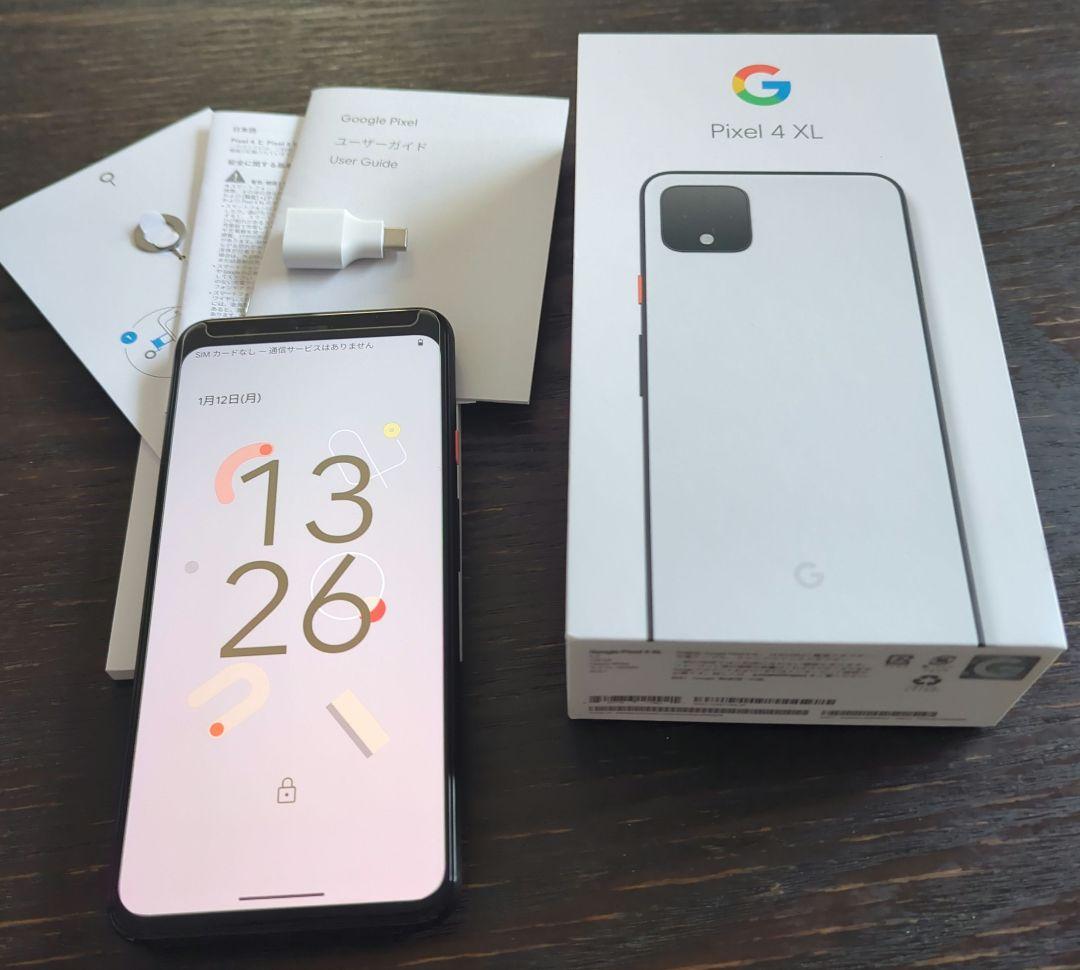 Pixel 4 XL 128 GB SIM ロックフリー版 ムスビー｜☆新品未使用品☆SIMロック解除済☆128GBPIXEL4 XLホワイト