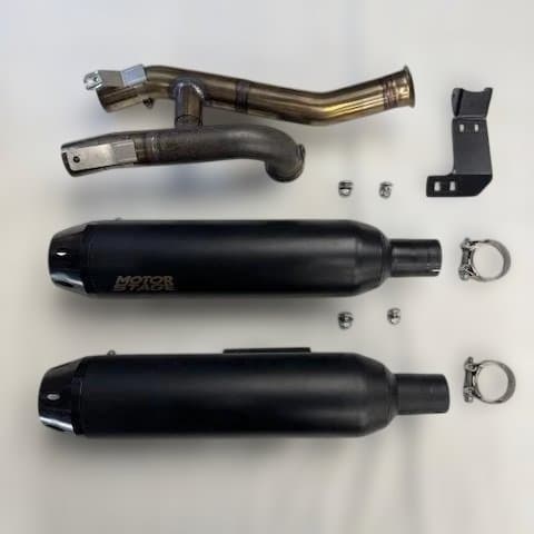 スポーツスターS BPM V-SPEED ブラス・スリップオンマフラー BPM V-SPEEDマフラー スポーツスターS用 - MOTOR STAGE | アンバーピース