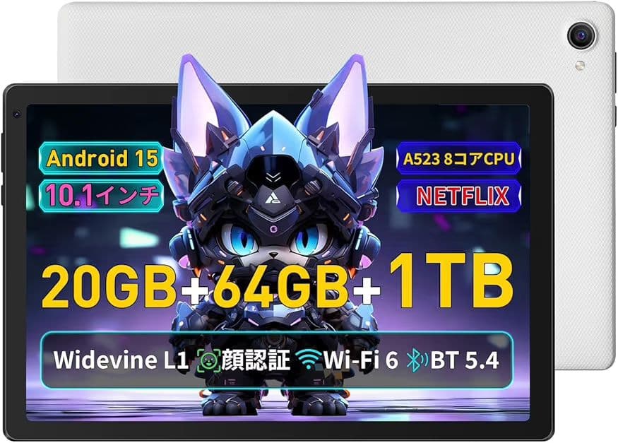 Android15 タブレット 10インチ wi-fiモデル 8コアCPU搭載 タブレット⭐️10インチ Android 15 Wi-Fiモデル 8コアCPU - メルカリ