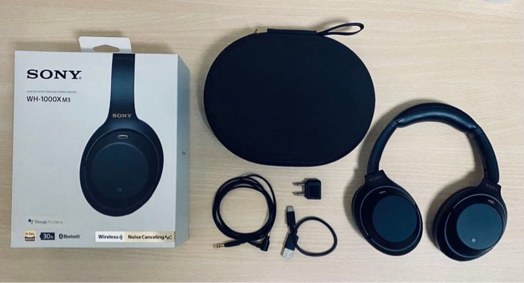 SONY WH-1000X M3 ワイヤレスヘッドホン　箱、部品、説明書付き Amazon.co.jp: ソニー ワイヤレスノイズキャンセリングヘッドホン WH