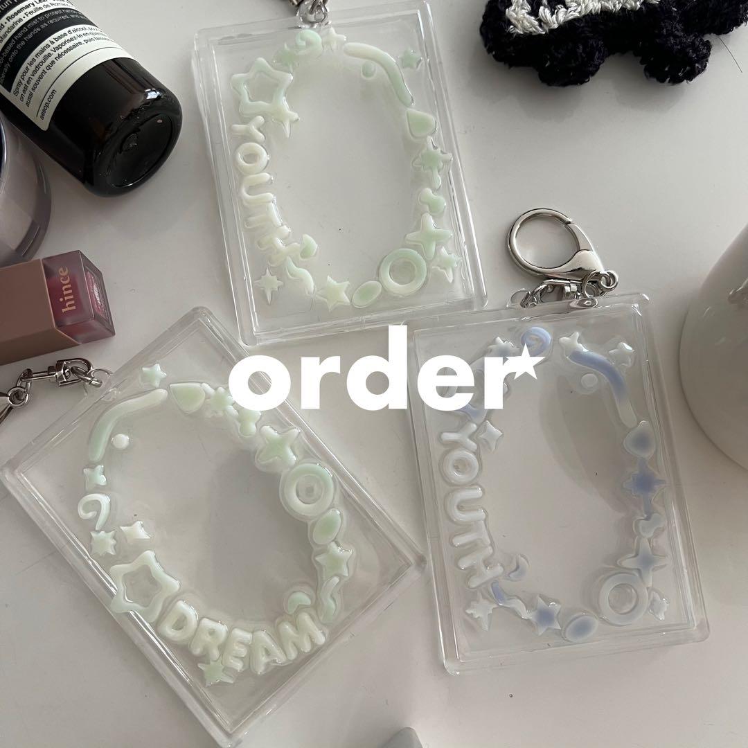キーチェーントレカケース　レジン　トレカケース　デコ　オーダー　NCT  チソン キーチェーントレカケースレジントレカケースデコオーダーNCT チソン