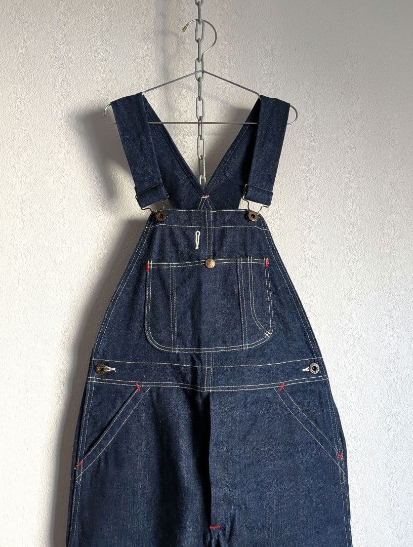 60s　70s　ヴィンテージ　デニム　オーバーオール　ミントコンディション　真紺 d5d358128328d40290bb9ef307bbfa