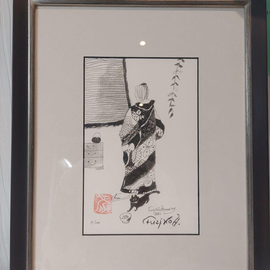 フジコ・ヘミング 絵画 アートリトグラフ